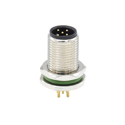 M12,A-coded,male socket.solder.